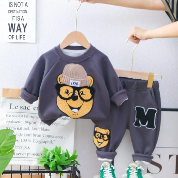 New Kids Sweater Plush Velvet Bear - Image 3