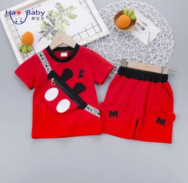 Children's suit bag Mickey bag summer suit Western style trendy fashion cute style - Image 3