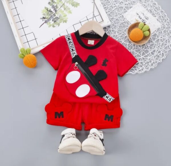 Children's suit bag Mickey bag summer suit Western style trendy fashion cute style