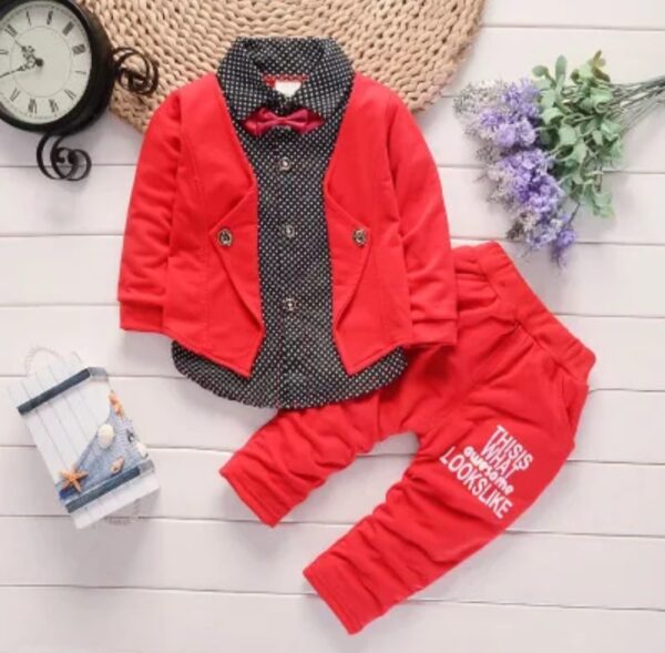 NEW Spring And Authmn British Style Clothing Ste Three-Piece Suit Style Casual Set